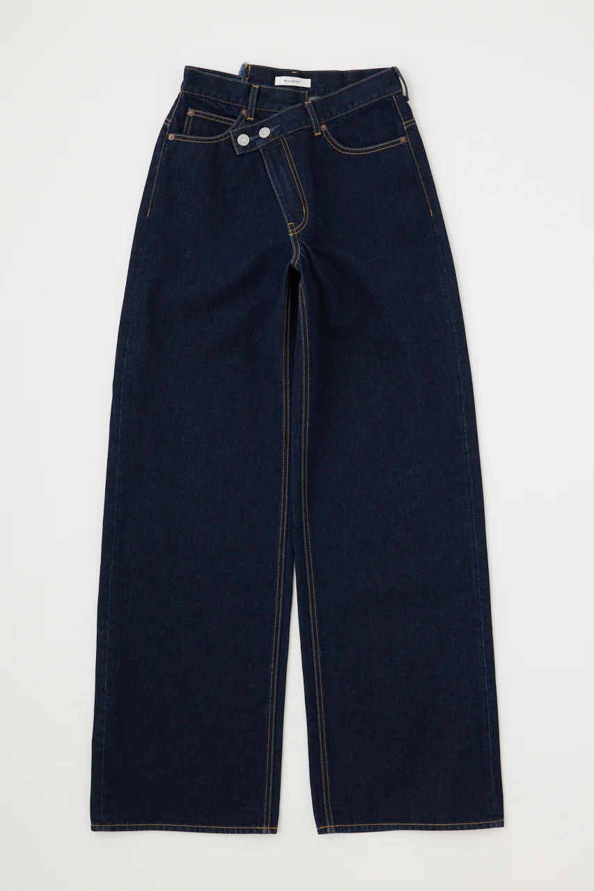 CROSS WAIST WIDE STRAIGHT