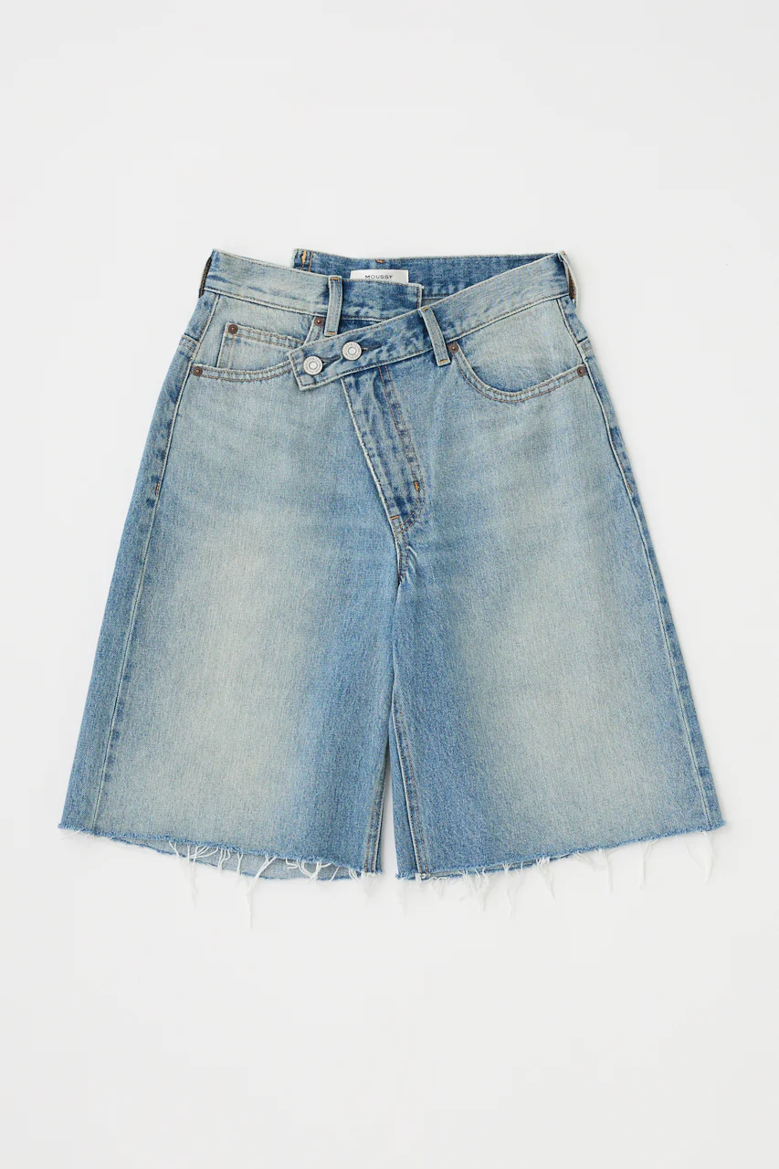 CROSS WAIST HALF PANTS