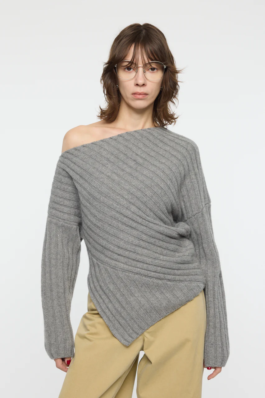 ASYMMETRY RIB  KNIT - Image 2