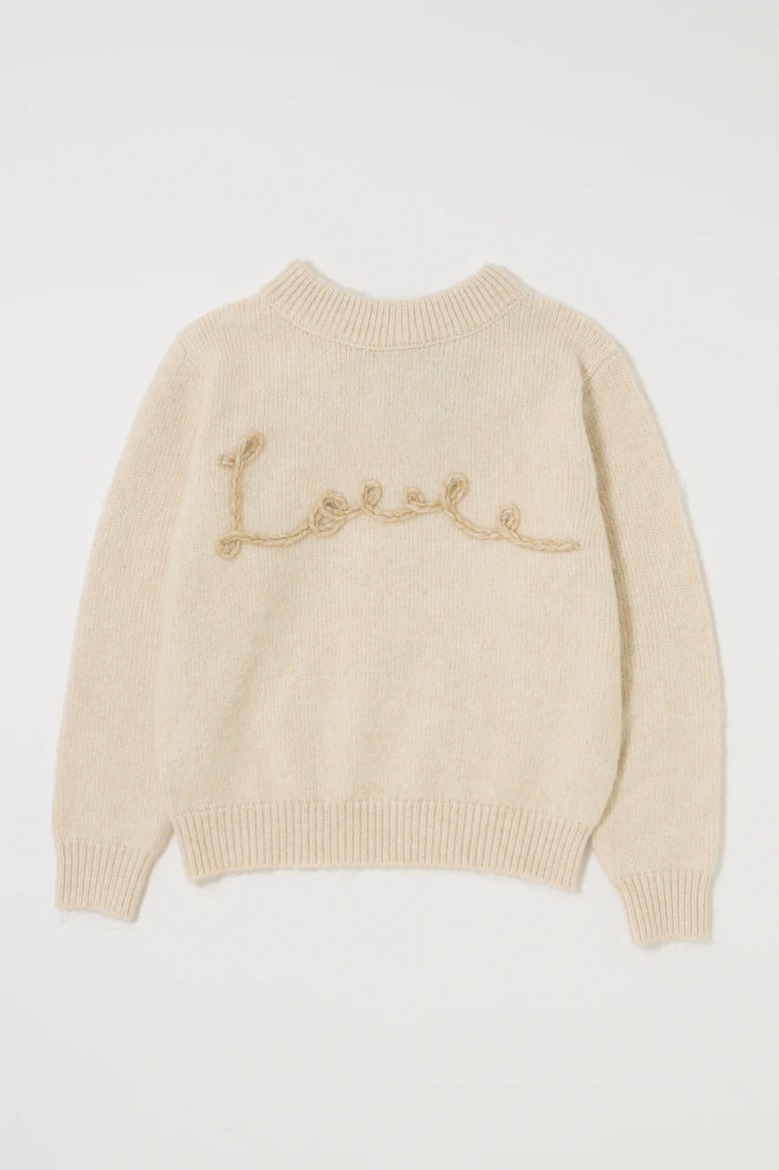 BACK RIBBON SWEATER