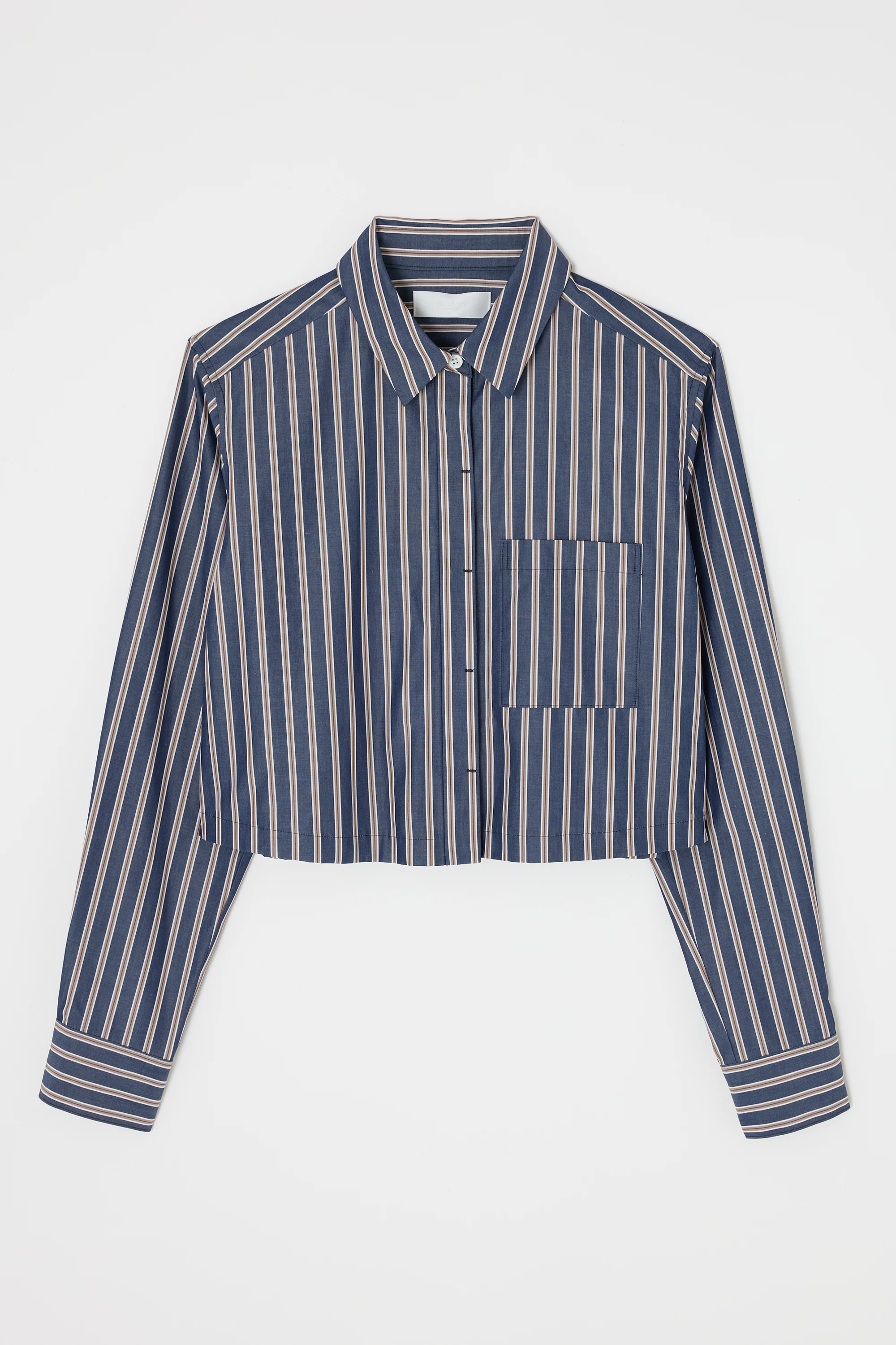 MV BASIC STRIPED CROPPED SHIRT - Image 4