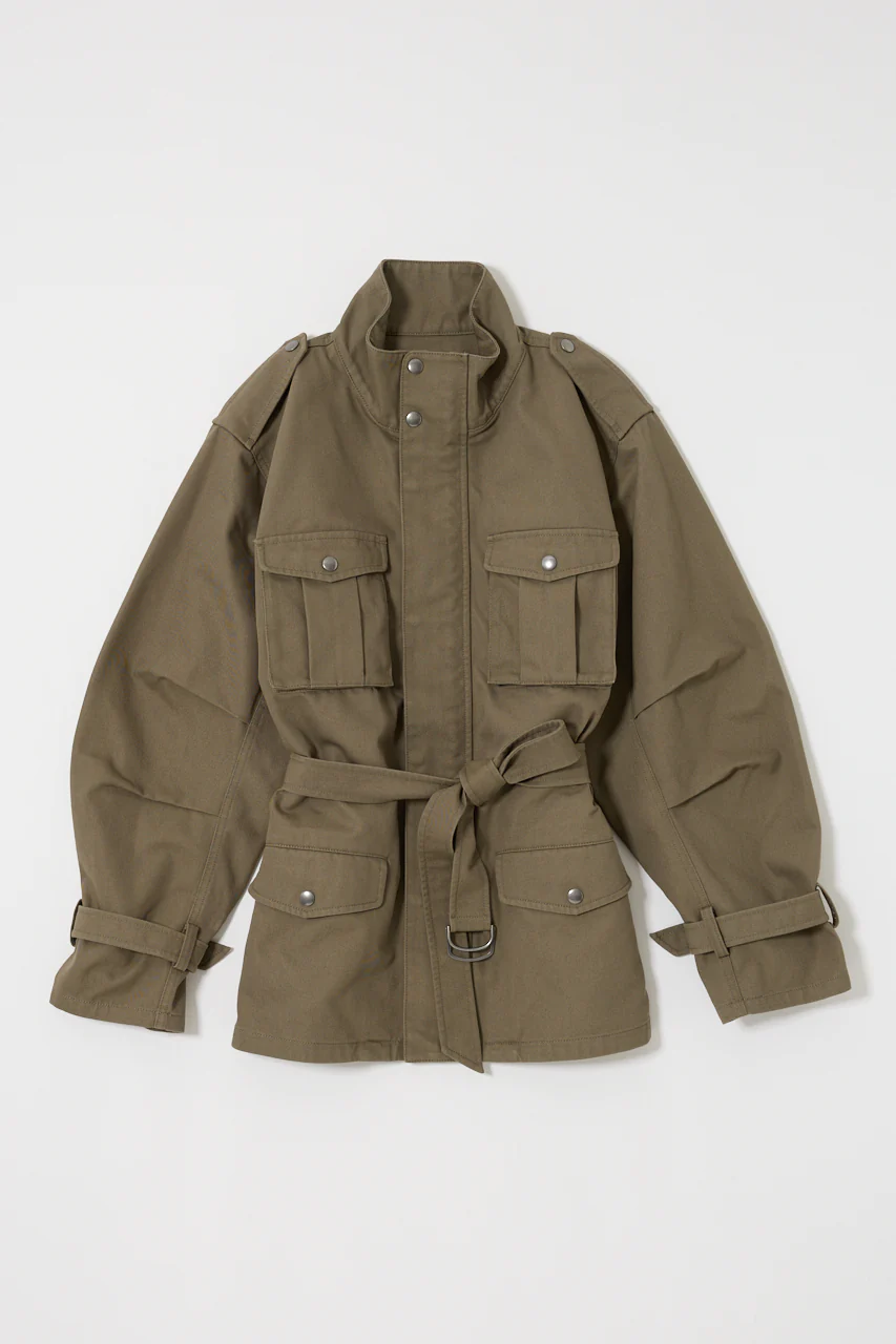 BELTED CARGO JACKET