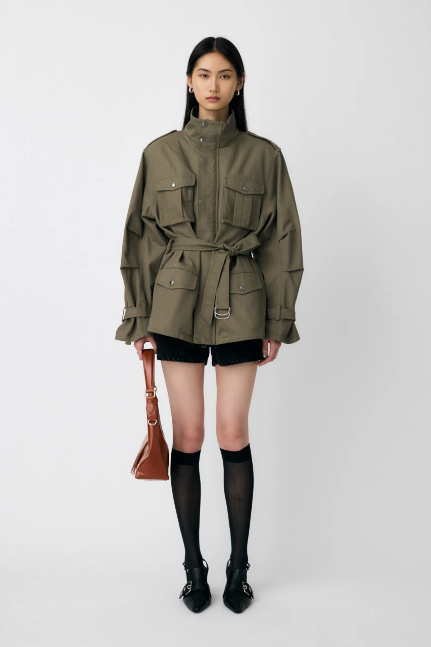 BELTED CARGO JACKET - Image 3