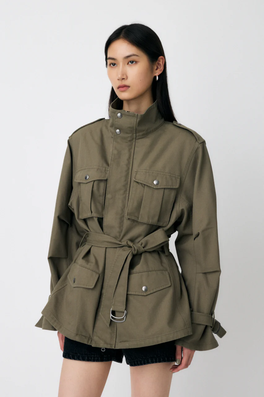 BELTED CARGO JACKET - Image 5