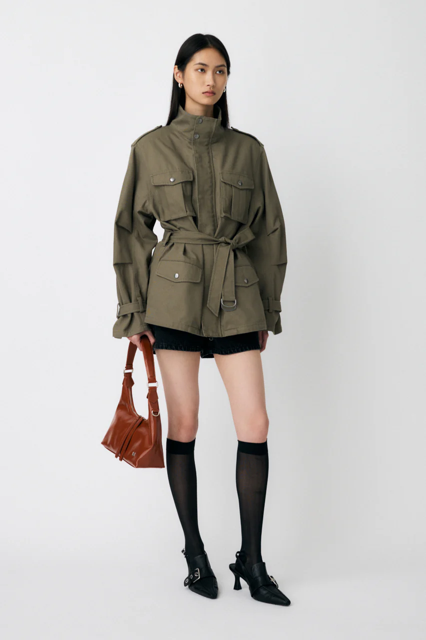 BELTED CARGO JACKET - Image 6