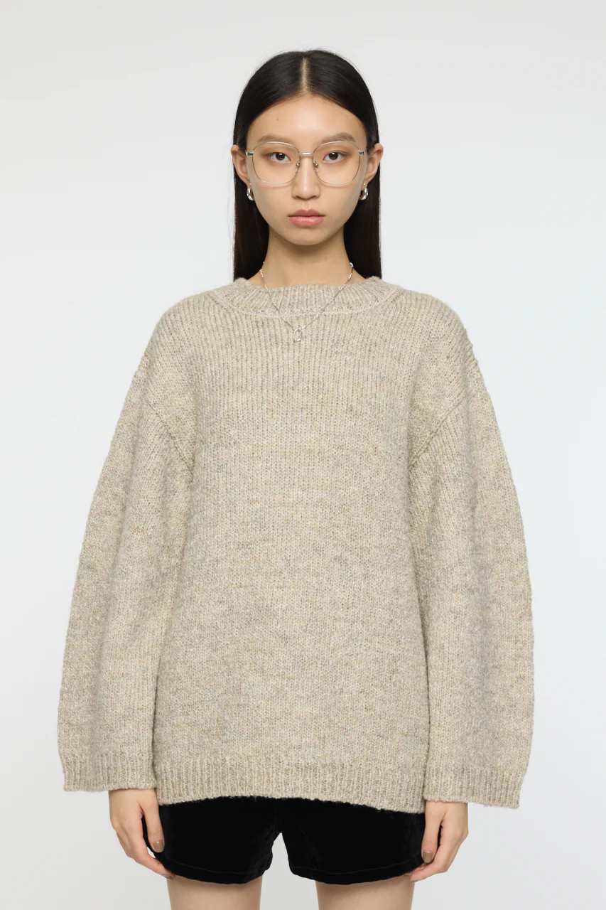 BRUSHED OVERSIZED SWEATER - Image 2