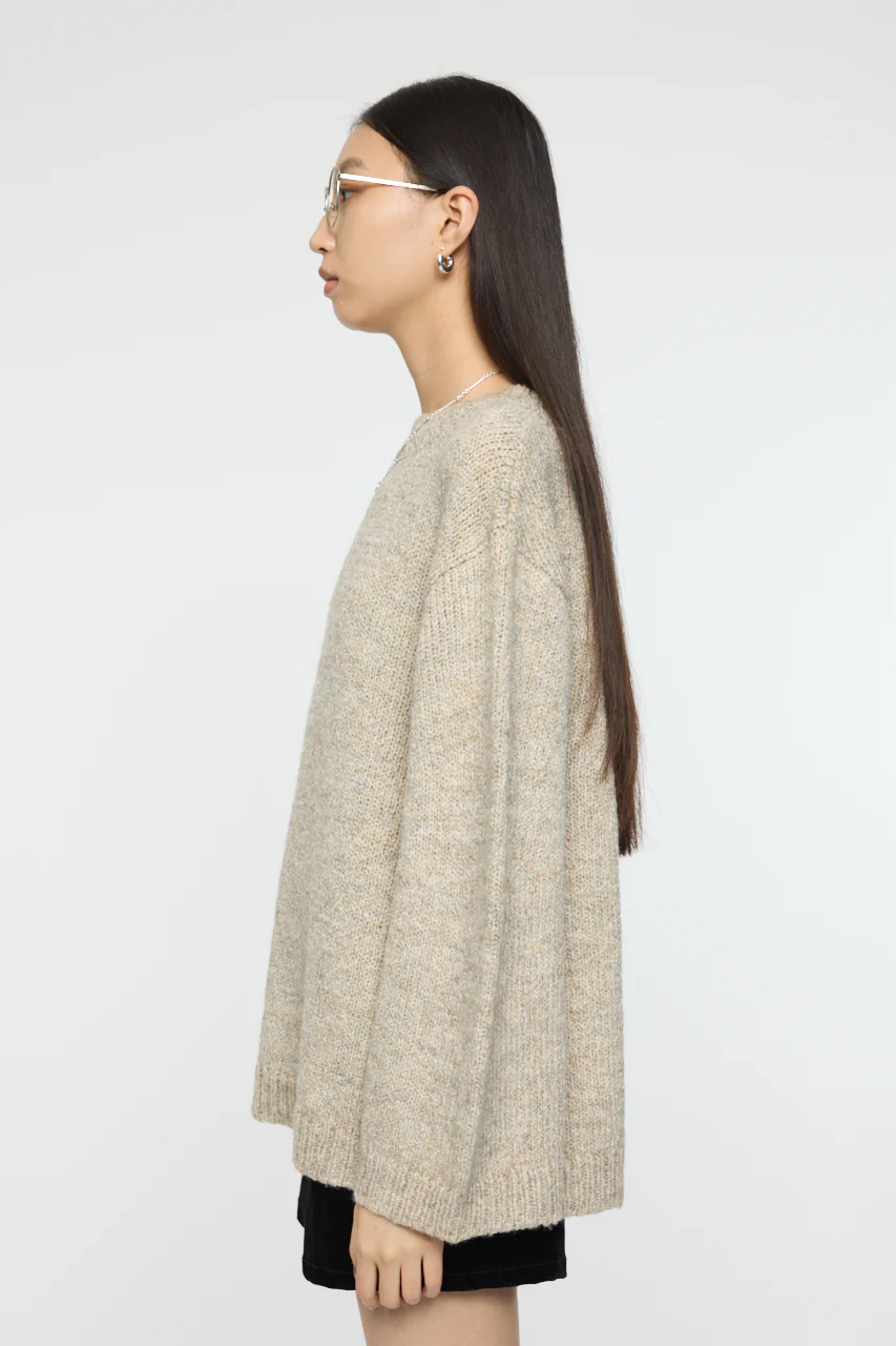 BRUSHED OVERSIZED SWEATER - Image 4