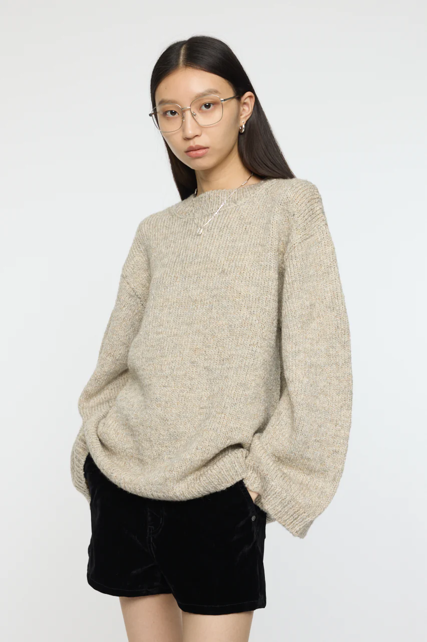 BRUSHED OVERSIZED SWEATER - Image 6