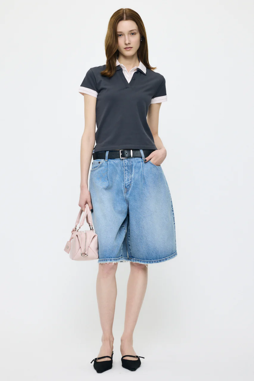 CONTRAST POLO TOP - Image 5
