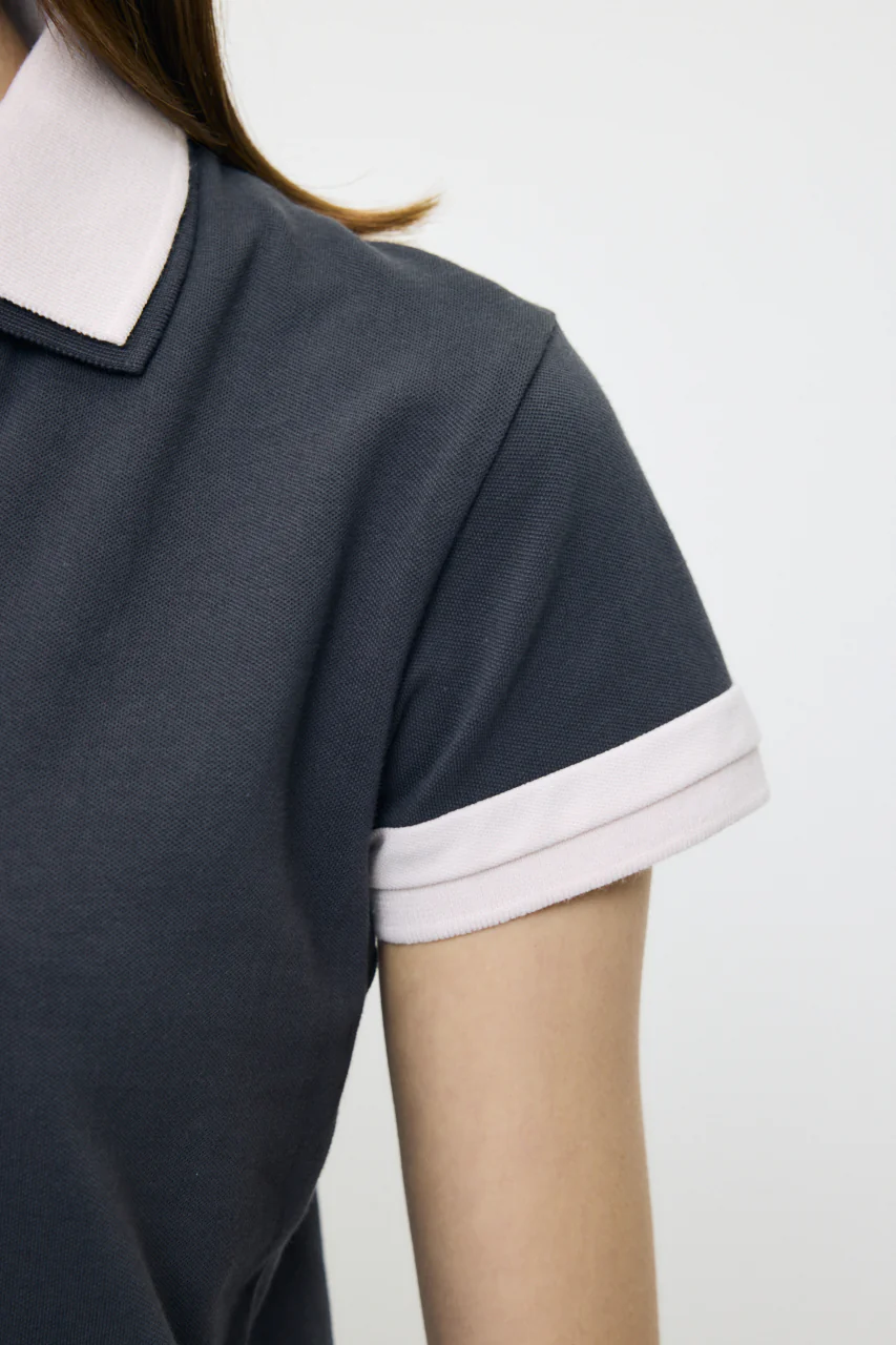 CONTRAST POLO TOP - Image 7