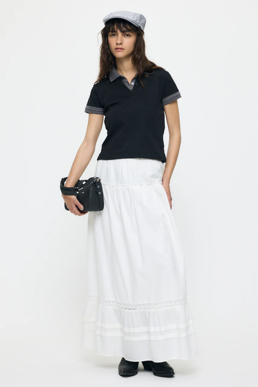 CONTRAST POLO TOP - Image 3