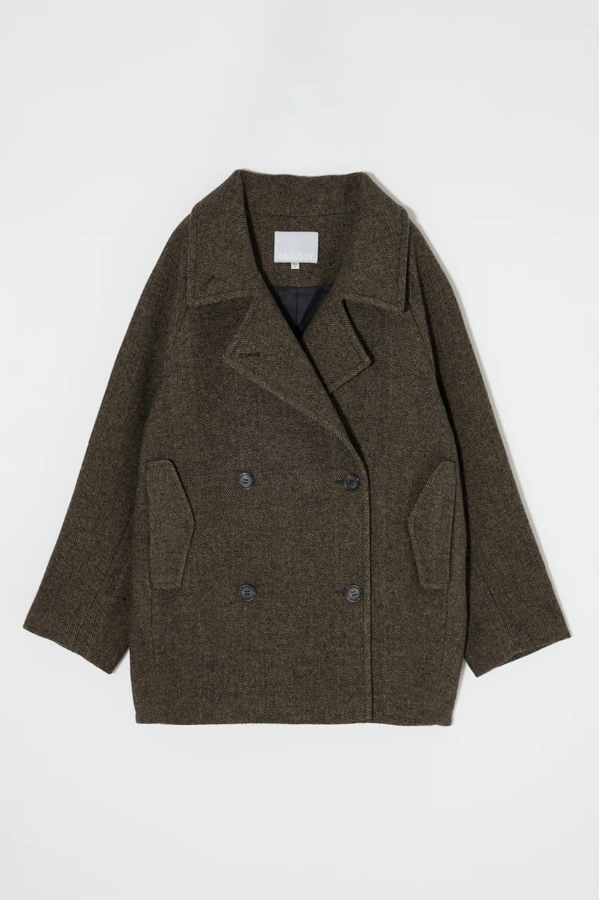 DOUBLE BREASTED MID COAT