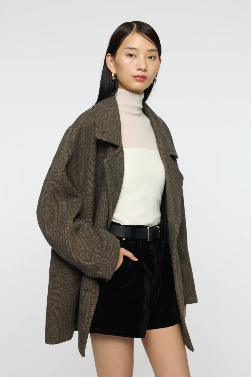 DOUBLE BREASTED MID COAT - Image 5
