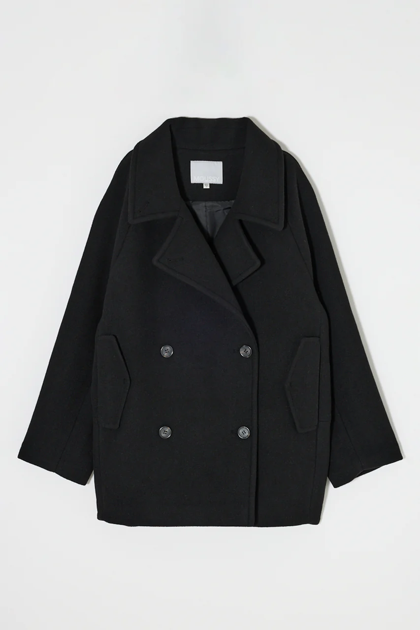 DOUBLE BREASTED MID COAT