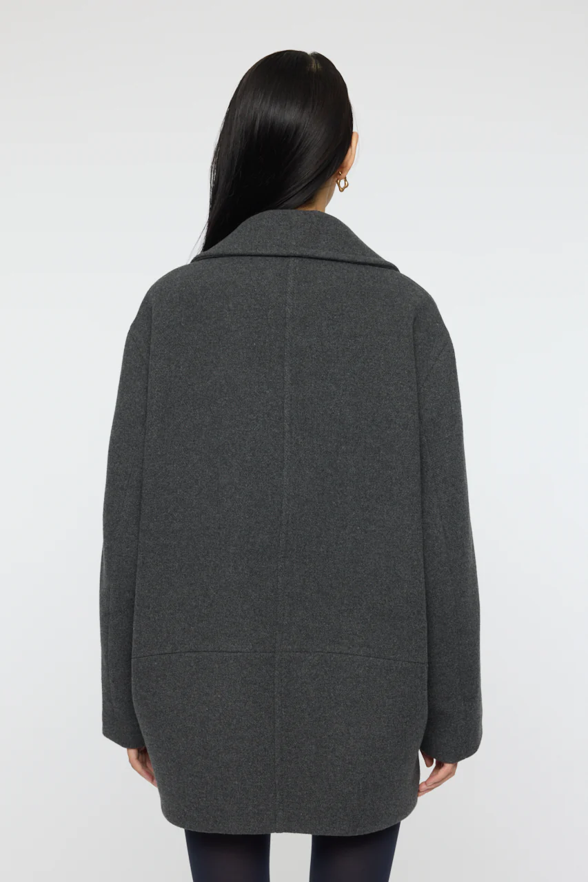 DOUBLE BREASTED MID COAT - Image 3
