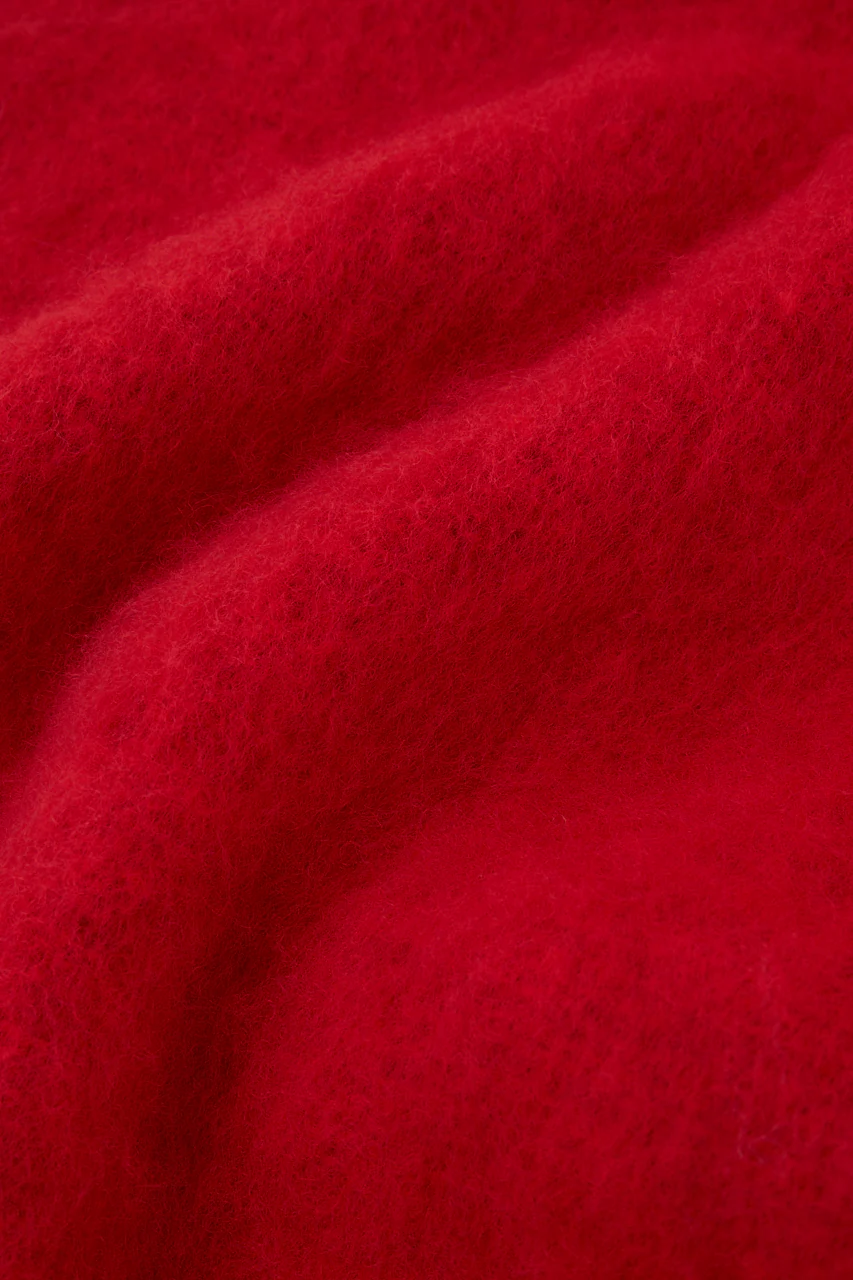 FLUFFY KNIT SCARF - Image 5