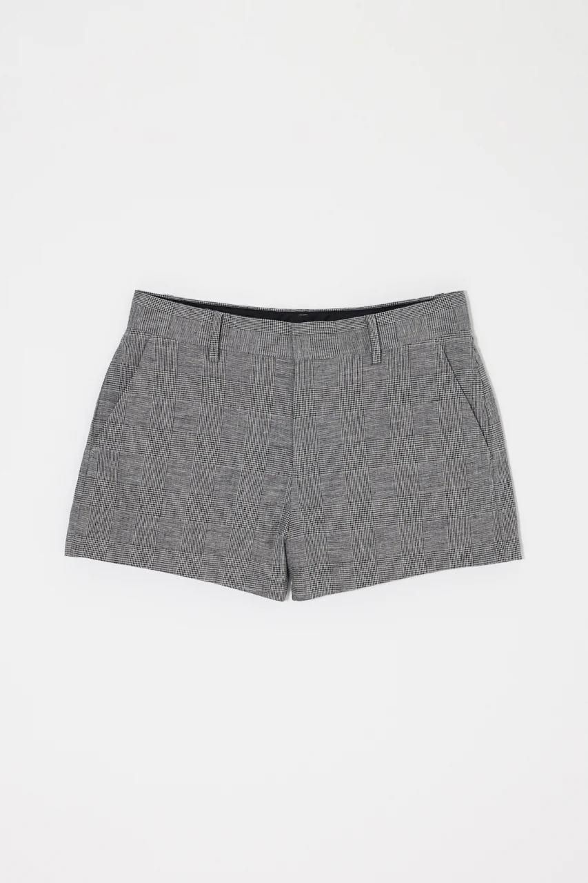 LINEN BLEND MICRO SHORTS