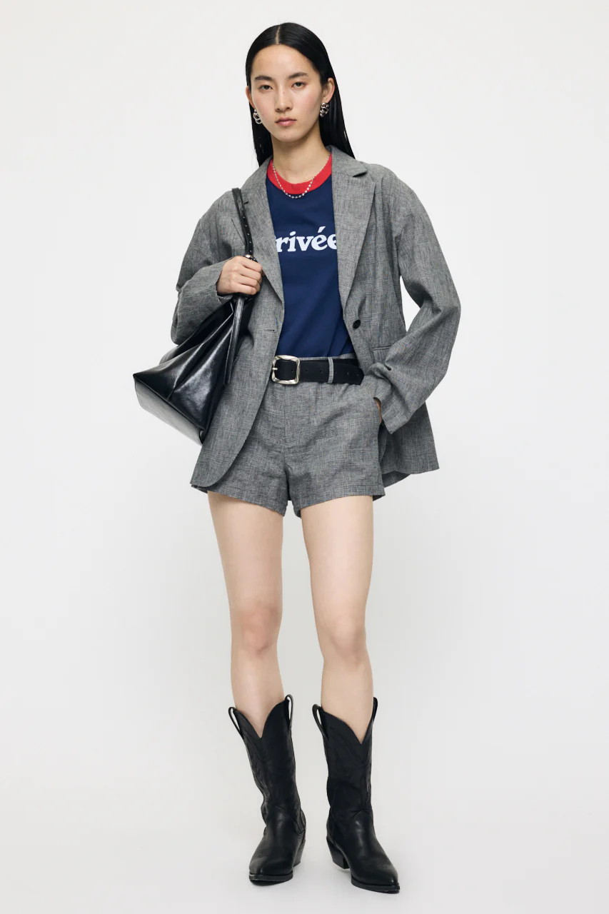 LINEN BLEND MICRO SHORTS - Image 5