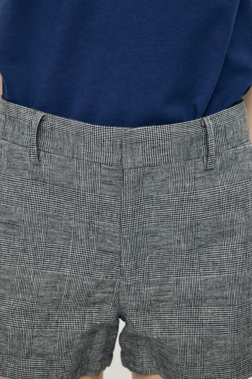 LINEN BLEND MICRO SHORTS - Image 6