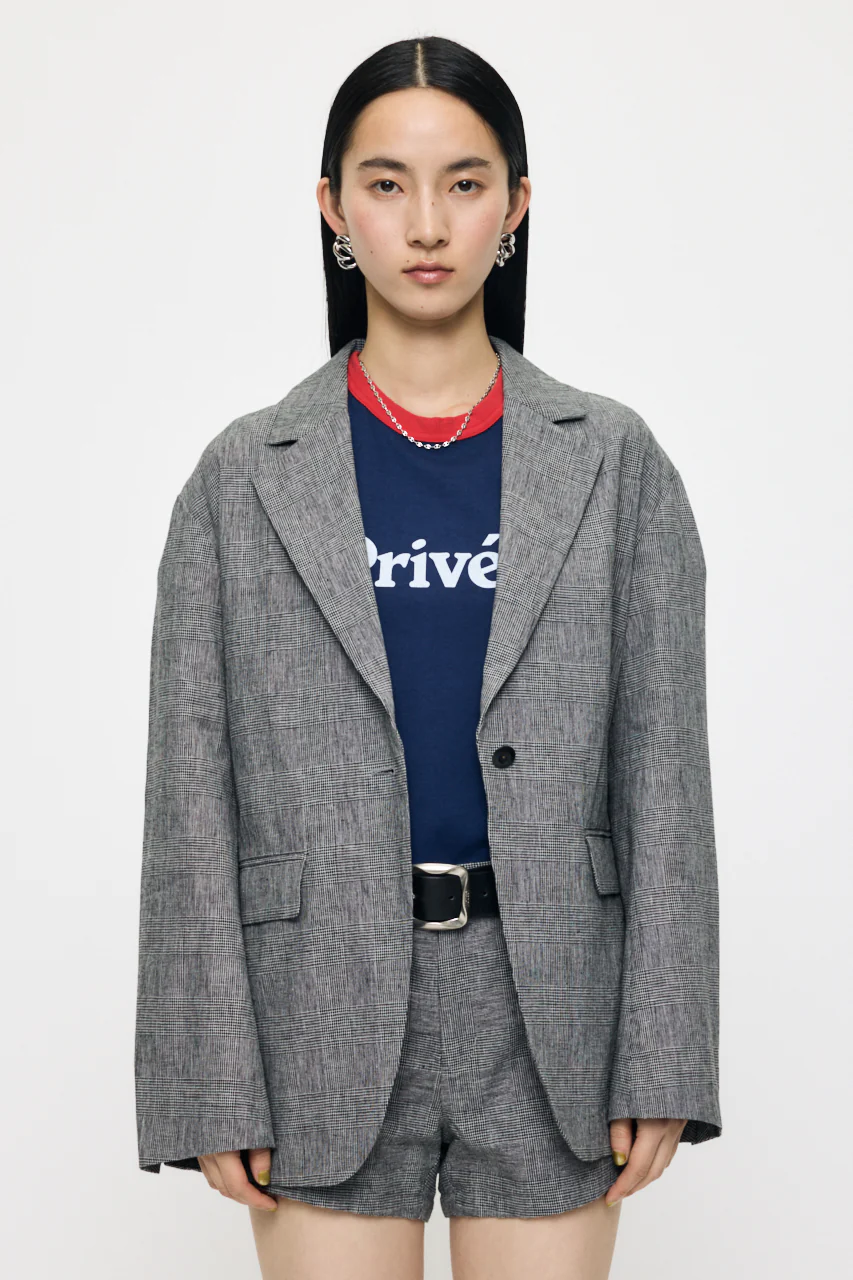 LINEN BLEND OVERSIZED JACKET - Image 2