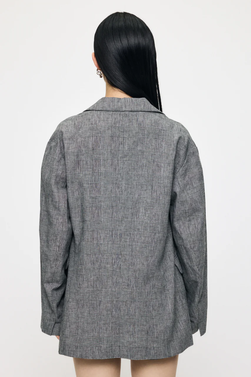 LINEN BLEND OVERSIZED JACKET - Image 3