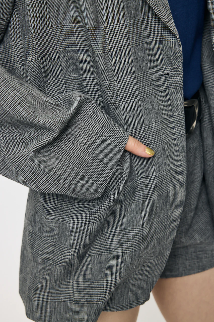 LINEN BLEND OVERSIZED JACKET - Image 8