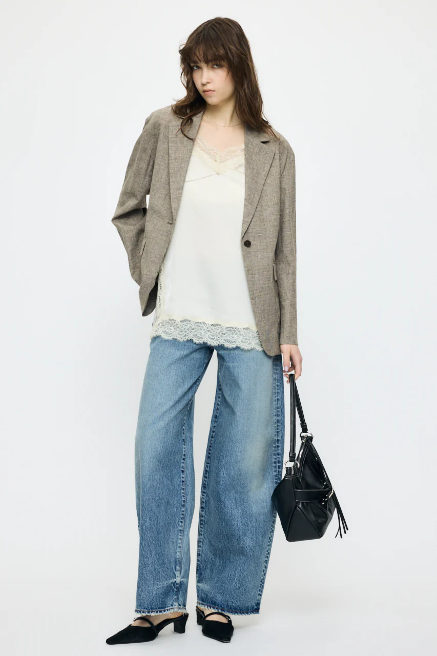 LINEN BLEND OVERSIZED JACKET - Image 3