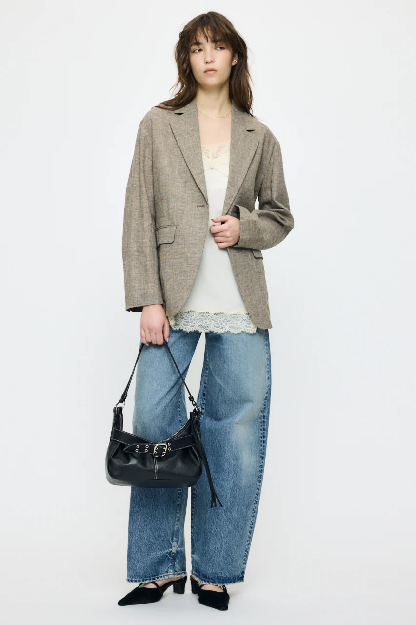 LINEN BLEND OVERSIZED JACKET - Image 6