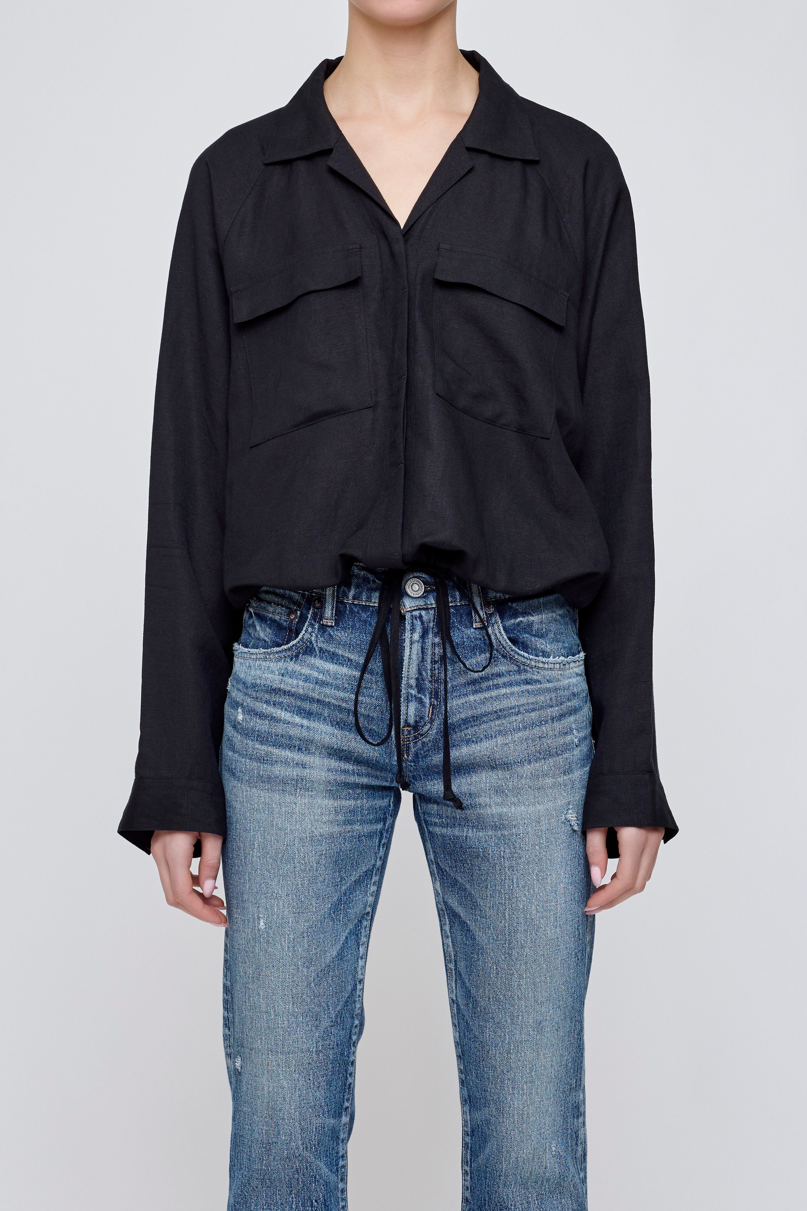 MV LINEN MIX SHIRT