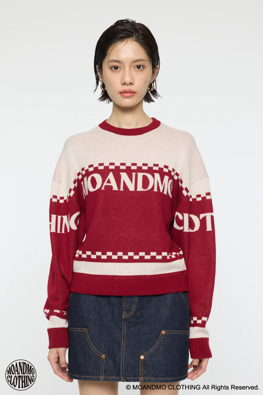 MOANDMO JACQUARD SWEATER - Image 2
