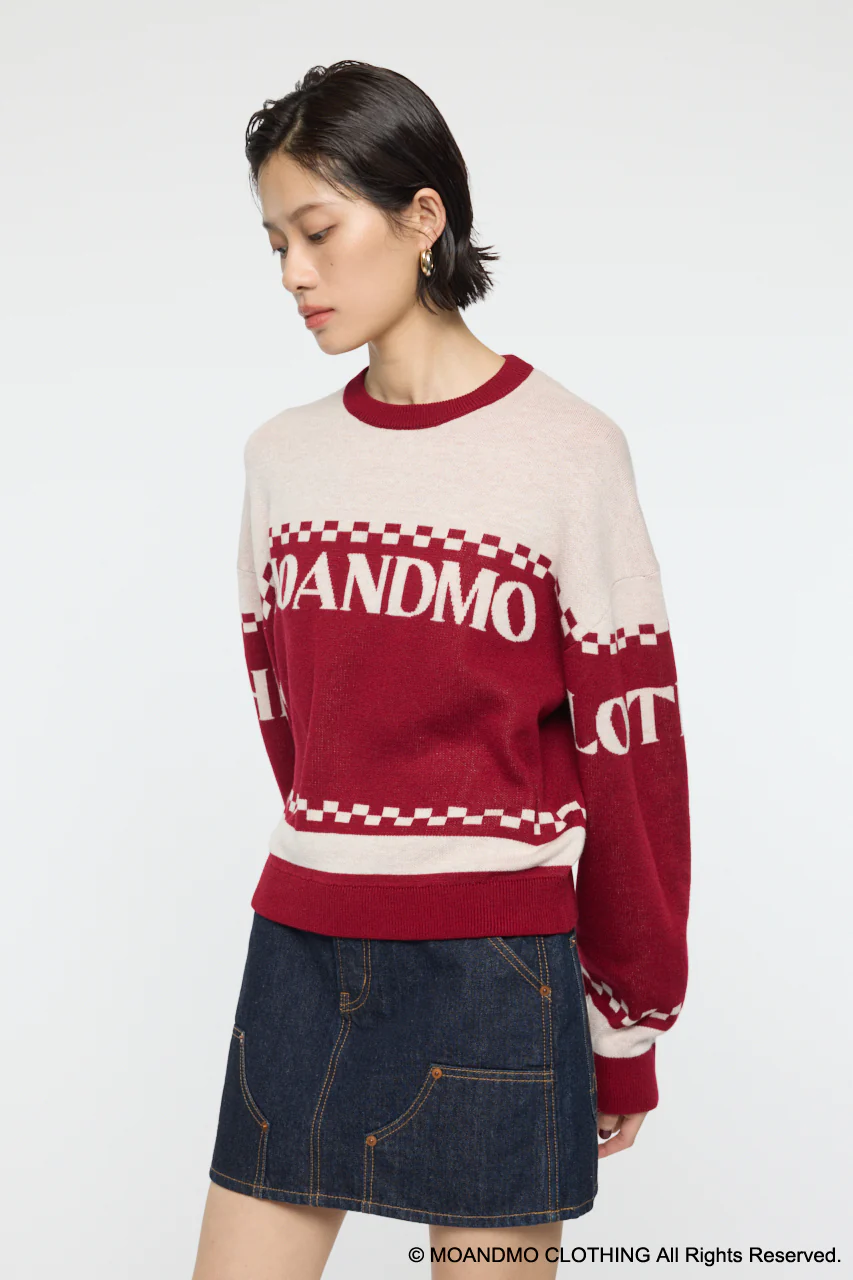 MOANDMO JACQUARD SWEATER - Image 4