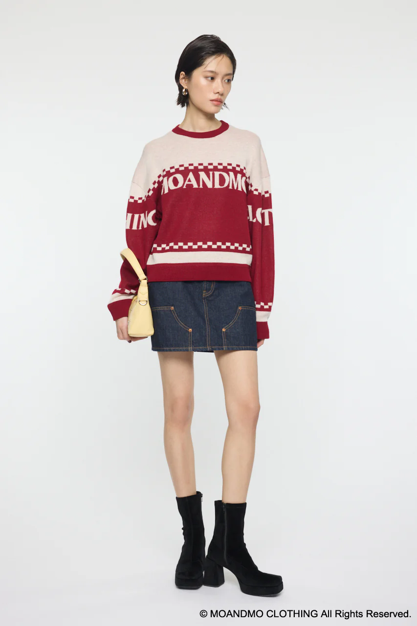 MOANDMO JACQUARD SWEATER - Image 5
