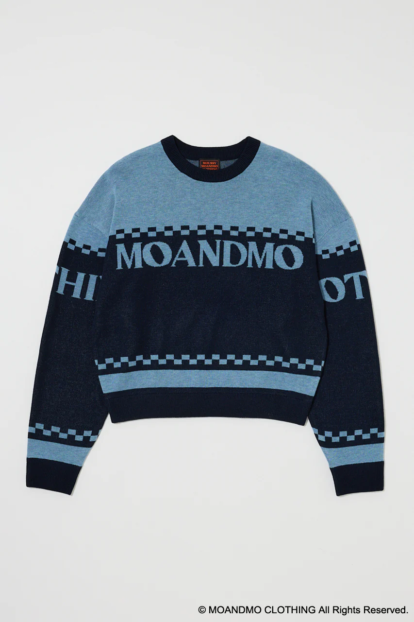 MOANDMO JACQUARD SWEATER