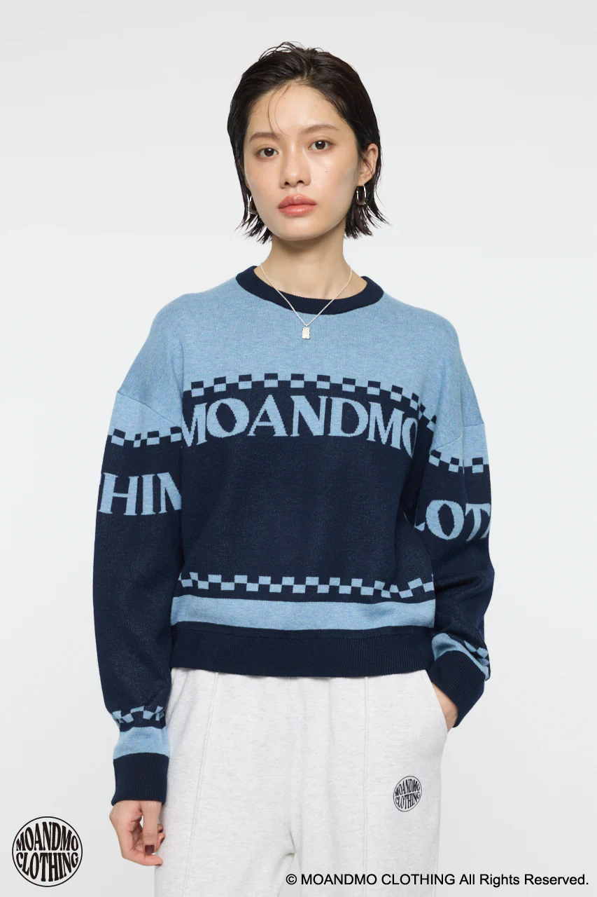 MOANDMO JACQUARD SWEATER - Image 2