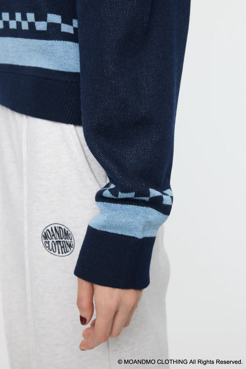 MOANDMO JACQUARD SWEATER - Image 9