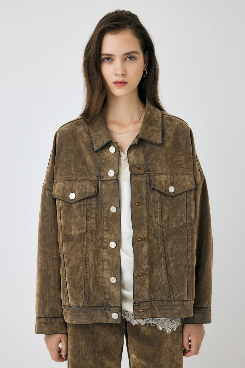 OVERSIZED CORDUROY JACKET - Image 2