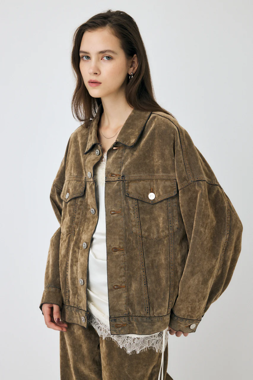 OVERSIZED CORDUROY JACKET - Image 6