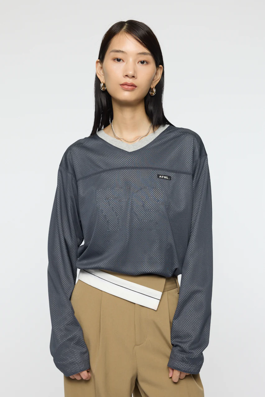 REVERSIBLE MESH LONG SLEEVE TEE - Image 3