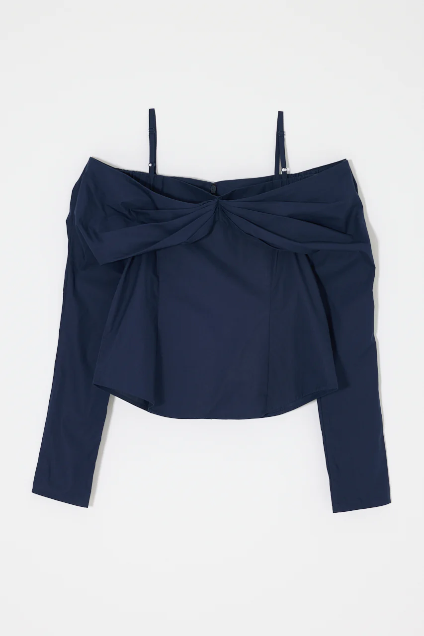 RIBBON OFF SHOULDER BLOUSE