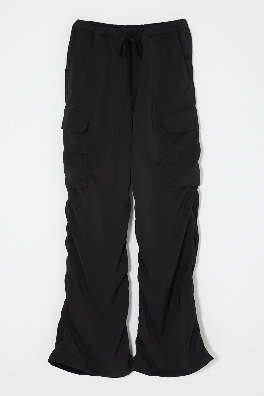 SATIN CARGO PANT