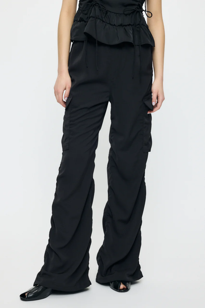 SATIN CARGO PANT - Image 2