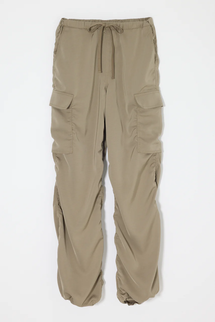 SATIN CARGO PANT - Image 4