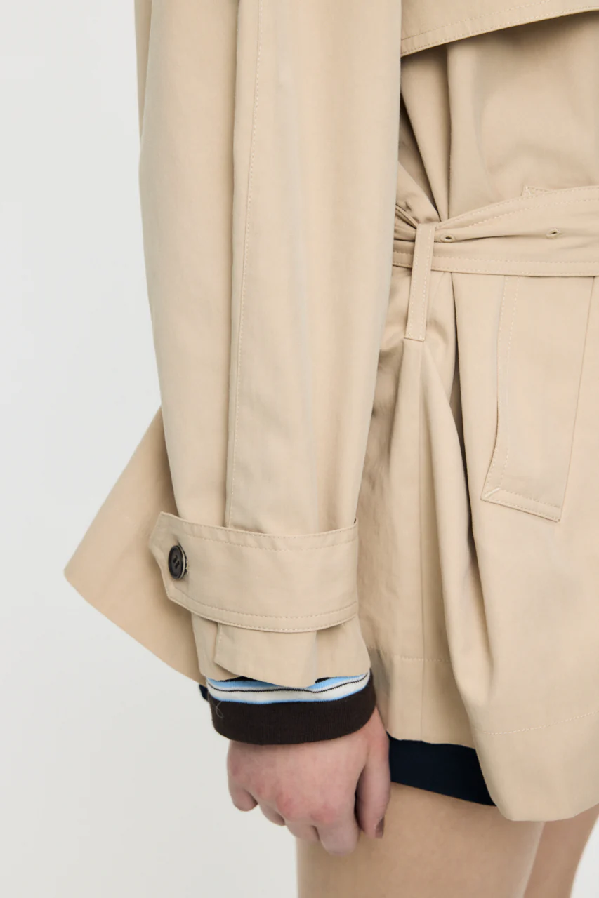 SHORT TRENCH COAT - Image 10