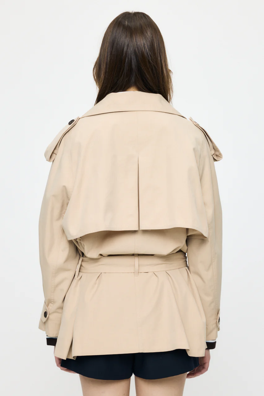 SHORT TRENCH COAT - Image 3