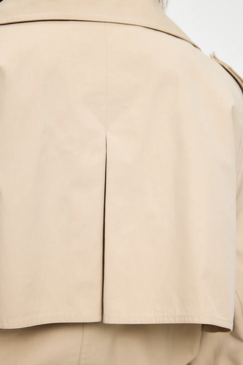 SHORT TRENCH COAT - Image 8