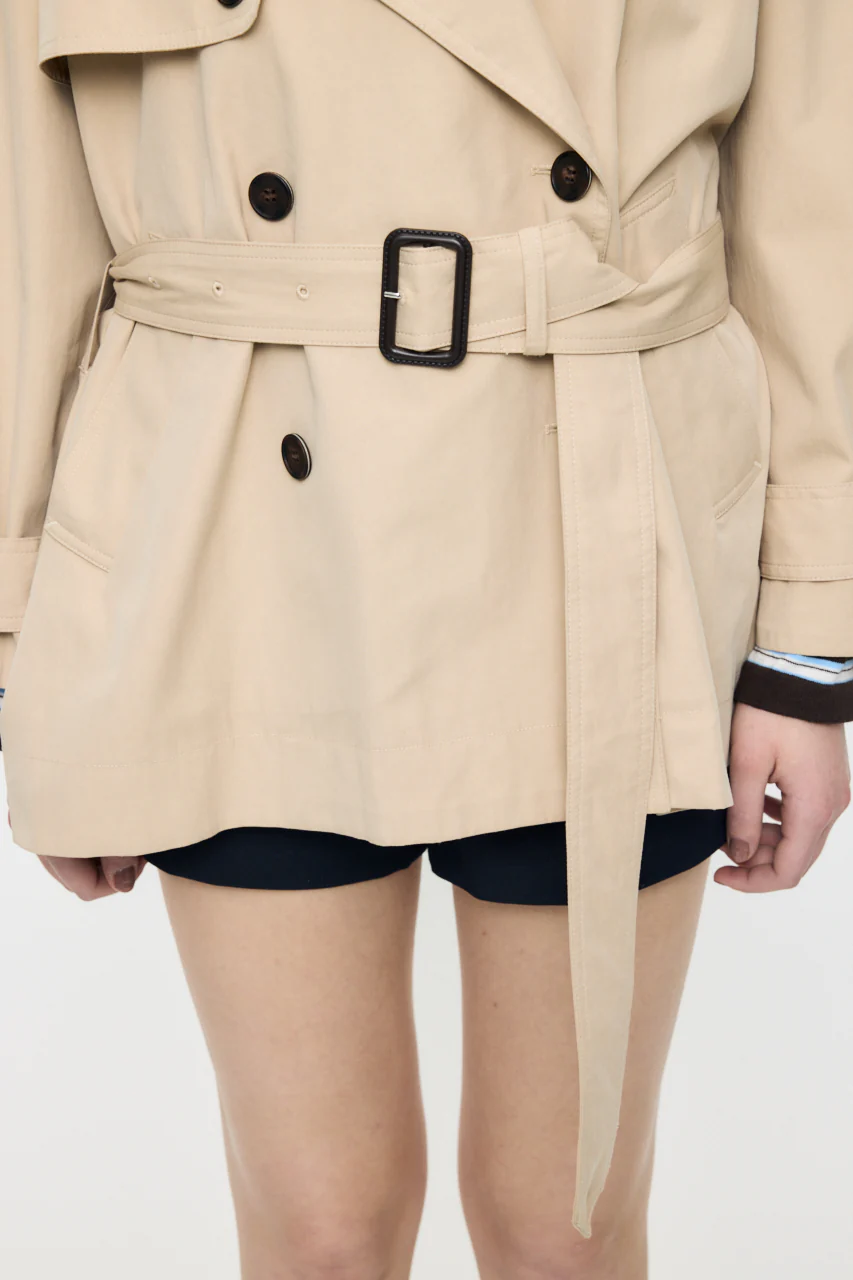 SHORT TRENCH COAT - Image 9