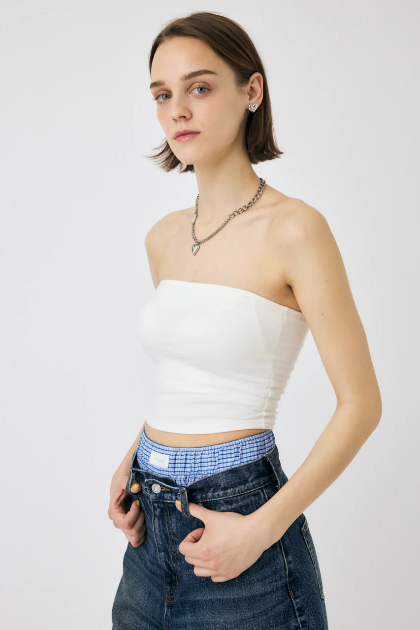 SQUARE NECK BARE CAMI TOP - Image 11