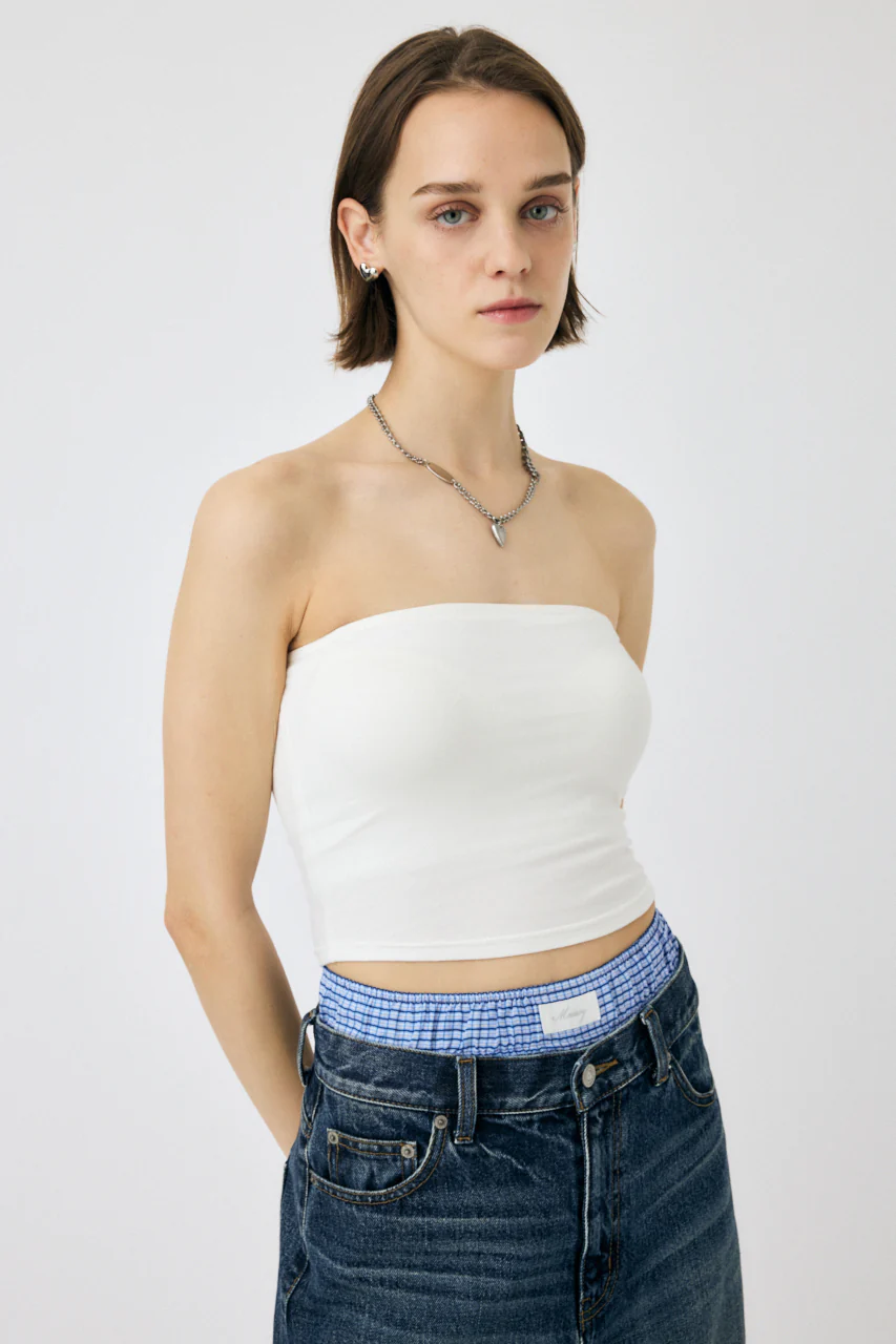 SQUARE NECK BARE CAMI TOP - Image 12