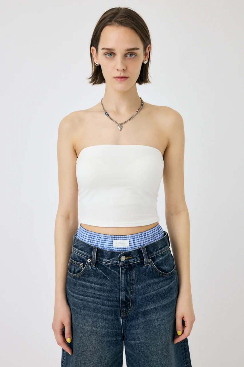 SQUARE NECK BARE CAMI TOP - Image 14