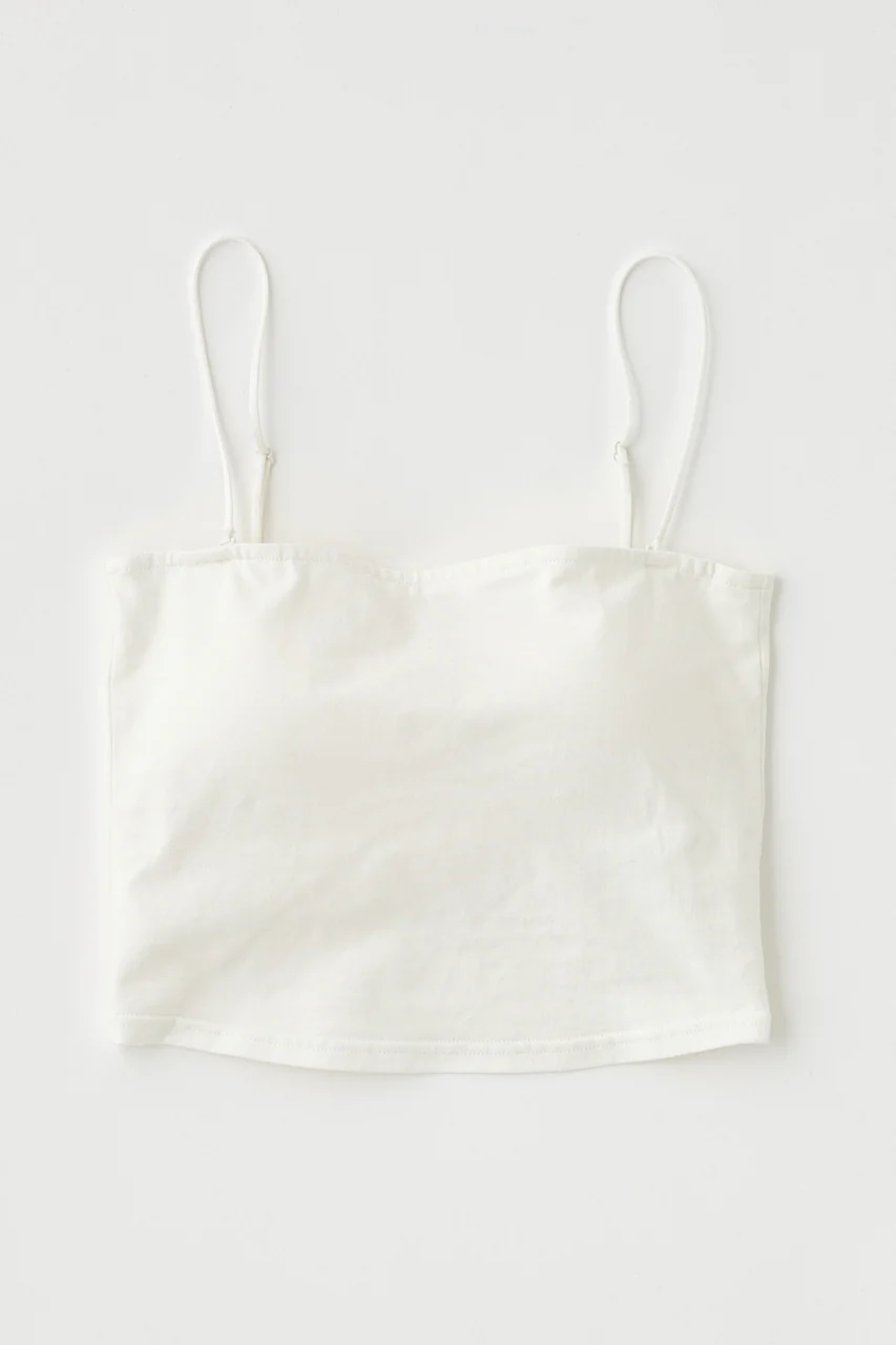 SQUARE NECK BARE CAMI TOP - Image 4